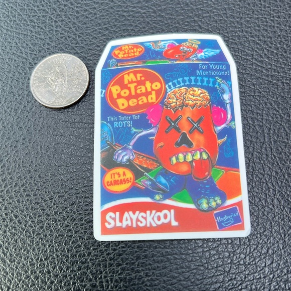 SlaySkool Horror Gross Crude Rude Blunt Brand Parody 80s 90s Blunt Funny Sticker - Picture 2 of 4